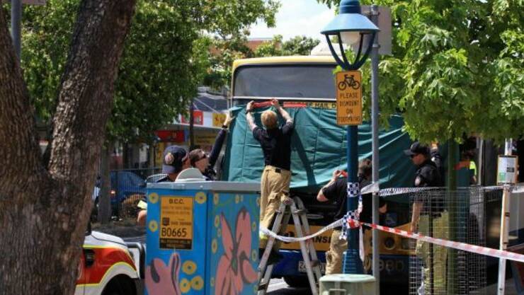 A bus driver has been set on fire at Moorooka Photo: Jorge Branco