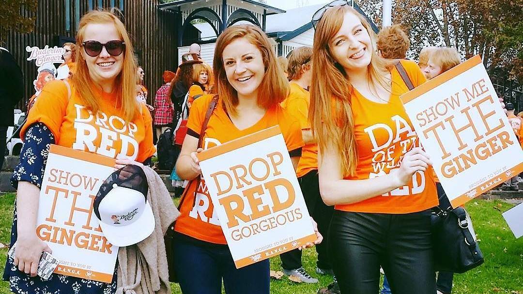 GINGER CHEER: Orange will be seeking to achieve all the fun of this Ginger Pride event in Melbourne when it hosts a Guinness World Record Attempt for the most redheads.