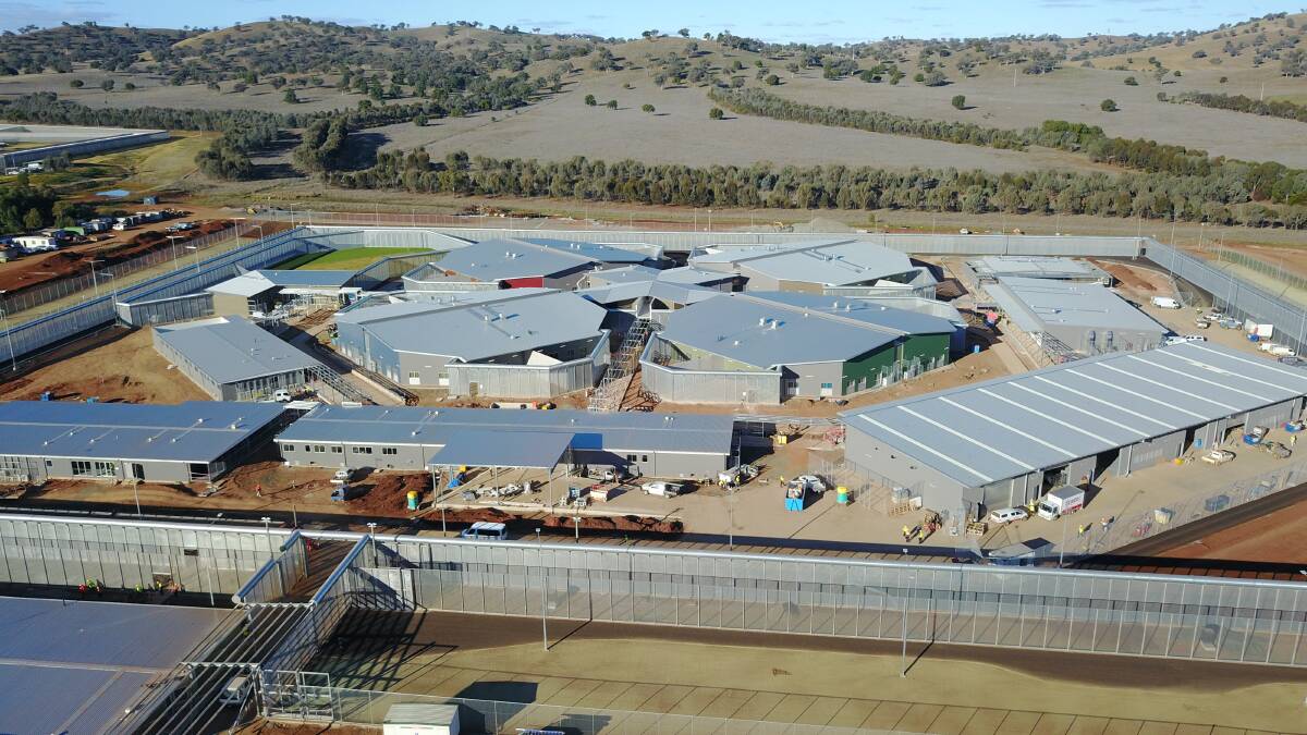 Macquarie Correctional Centre at Wellington in progress - Courtesy CSNSW