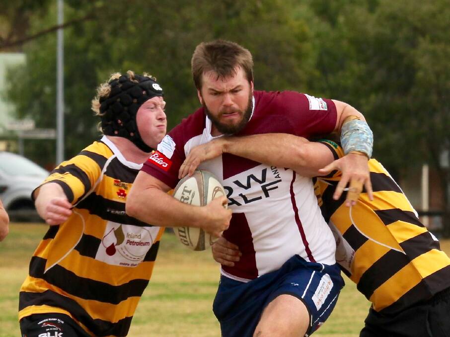 REDBACKS: James Cusack in action for the Wellington Redbacks in a home game recently. Photo: JO IVEY