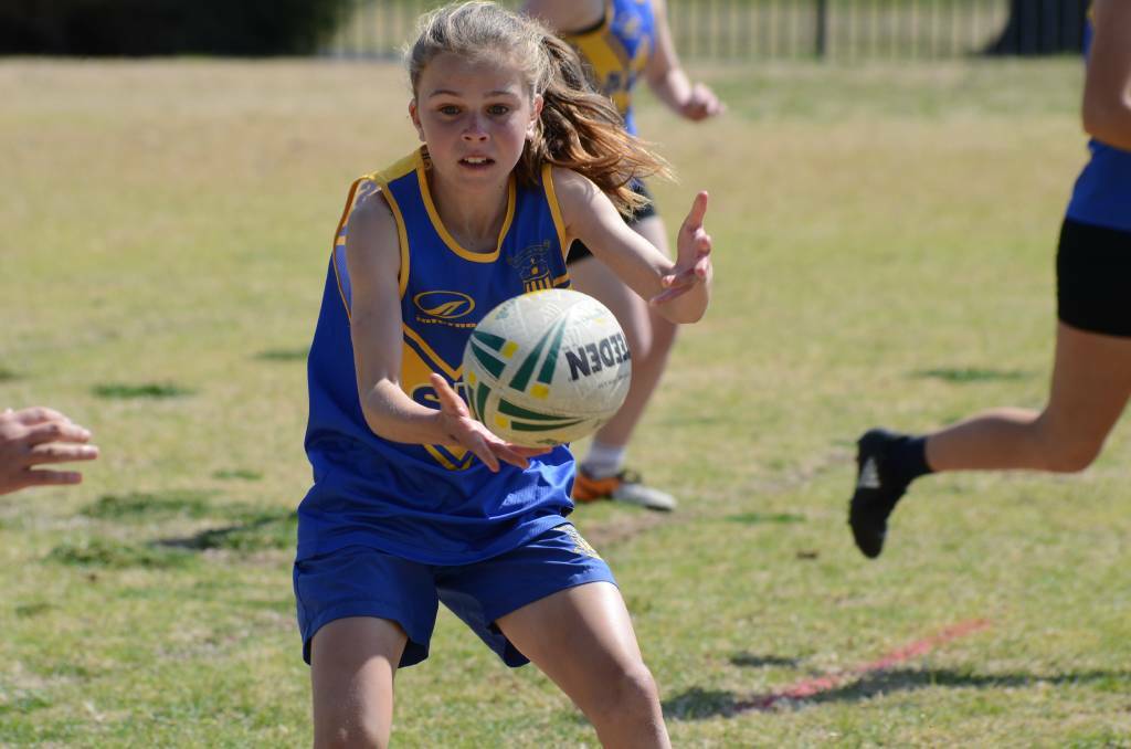 COMPETITION: Wellington Touch is encouraging locals to get involved in the town touch football competition. Pictured is Airlie Mason during the Don Green Cup.