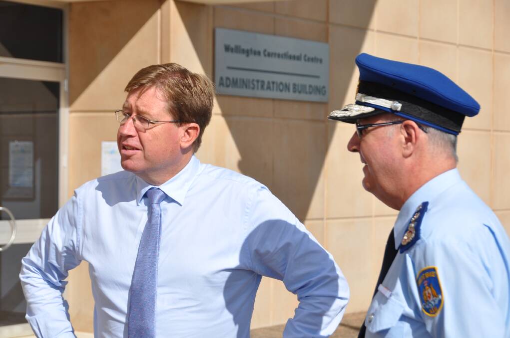 ANNOUNCEMENT: Member for Dubbo Troy Grant & NSW Corrective Services Commissioner Peter Severin at Wellington Correctional Centre.