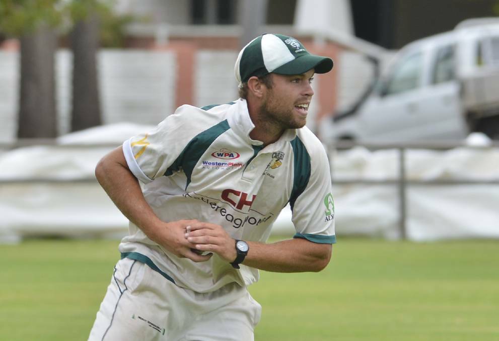 INJURED: Ryan Medley, pictured in action for CYMS during cricket season, underwent surgery following his injury on June 4.