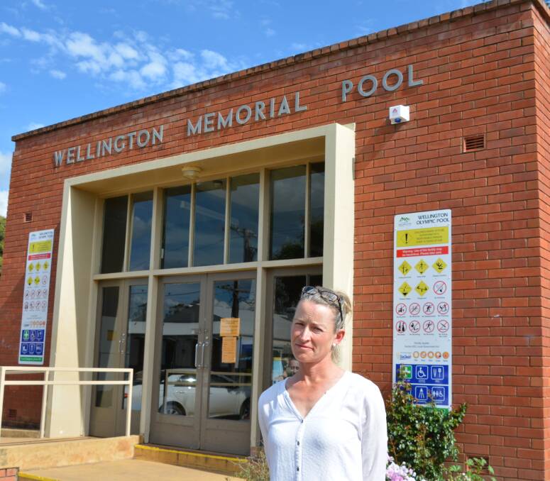 Planning for the future: Wellington Swimming Association President Jo Clarke has high hopes for the future of the pool. Photo: NICK GRIMM.