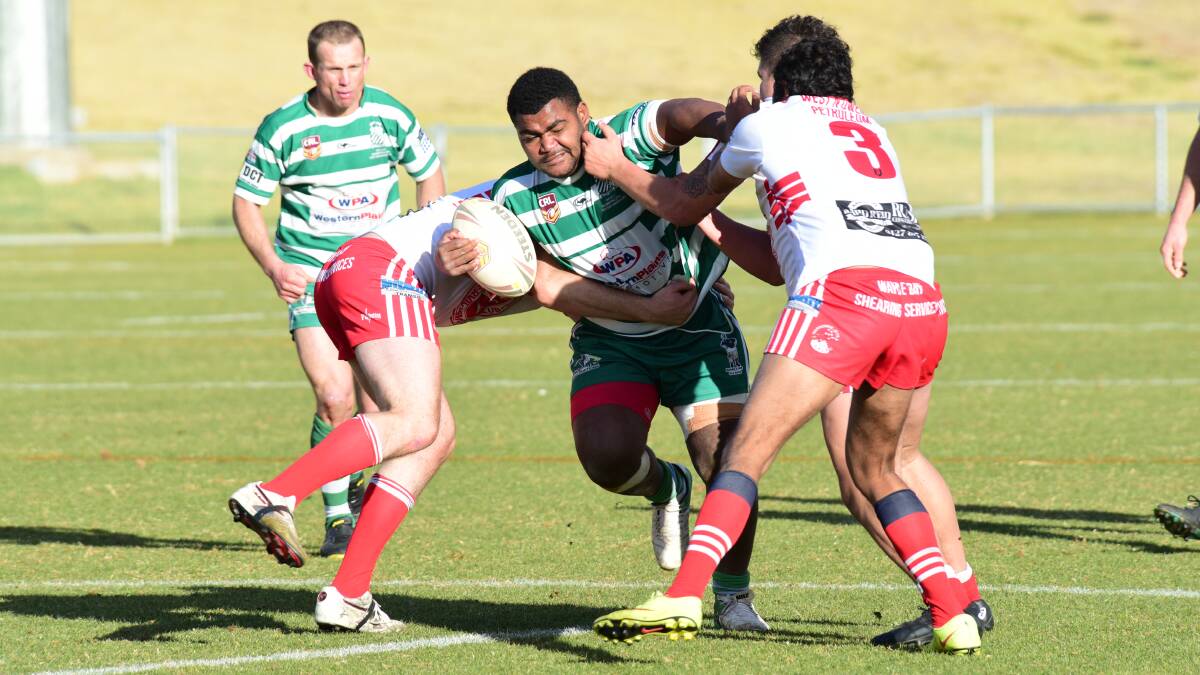 CHARGE: Kelevi Ralulu had added depth to the CYMS side this season and has been strong off the bench. Photo: PAIGE WILLIAMS