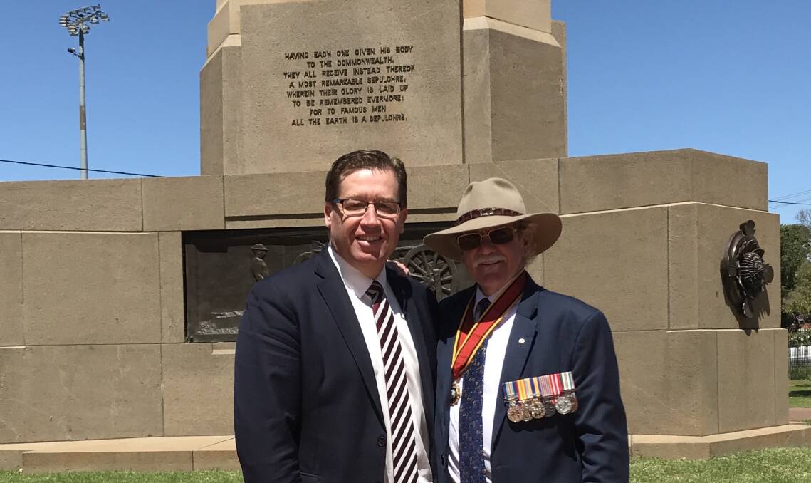 It was a moving service at the Dubbo Cenotaph on Sunday.