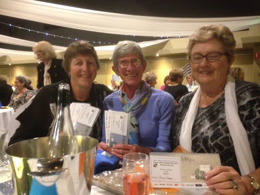 Cheryl Royal, Sue Martin and Marg Hollow at the recent Western Districts Carnival.