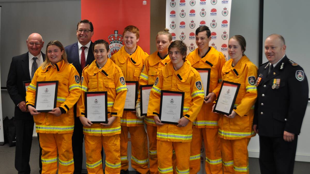 RFS Cadet Graduates: Students from Dubbo College Delroy completed the RFS Cadet program recently.
