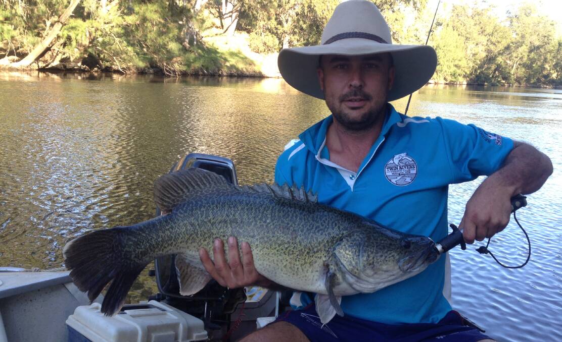 Jared Wykes Twin Rivers Fishing Club with a catch from the weekend. Photo: CONTRIBUTED