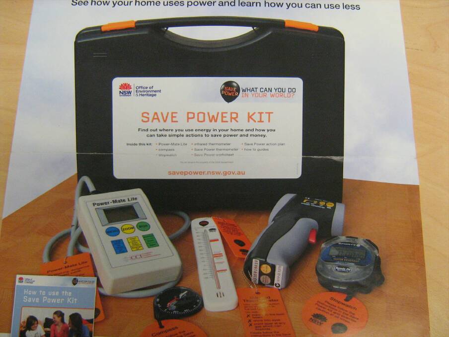 The Save Power Kit is available from the library free of charge for a three week loan to help you figure out where your money is going and how to reduce your electricity usage.