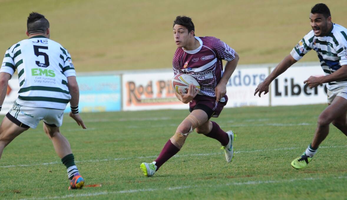 Class player: Kotoni Staggs has been one of the standouts for the Wellington Cowboys under-18s as they made their way to the grand final. 