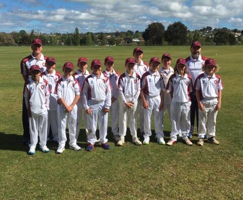 The Macquarie Valley under 12s in Bathurst at the weekend. 