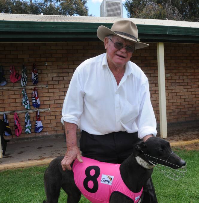 A good day out: Wellington trainer Ron Steel with Suzi Cargo, who came third in race six, continuing the successful run. Photo: BEN WALKER. 