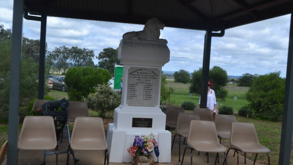 The Bodangora War Memorial. File photo. 
