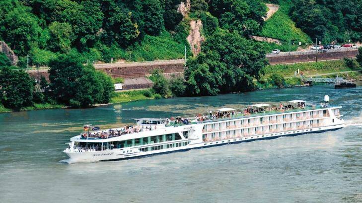 A Scenic ship on the Rhine Gorge in Germany.  Photo: Supplied