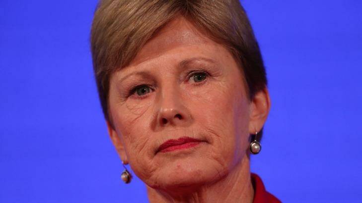Direct Action offer: Greens Leader Senator Christine Milne at the National Press Club in Canberra.  Photo: Andrew Meares