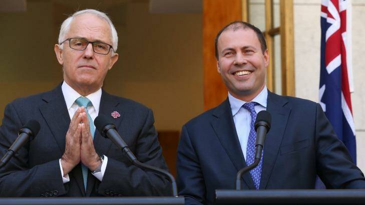 Prime Minister Malcolm Turnbull and Energy Minister Josh Frydenberg. Photo: Andrew Meares