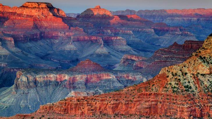 Catch sunset at Mother Point, on the South Rim of the Grand Canyon.

 Photo: iStock