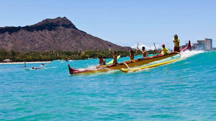 Waikiki canoe. Photo: Supplied