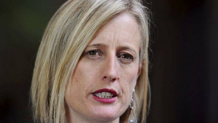 ACT Labor Senator Katy Gallagher has accused her ACT counterpart Zed Seselja of betraying Canberra over APVMA's relocation to Armidale.  Photo: Graham Tidy