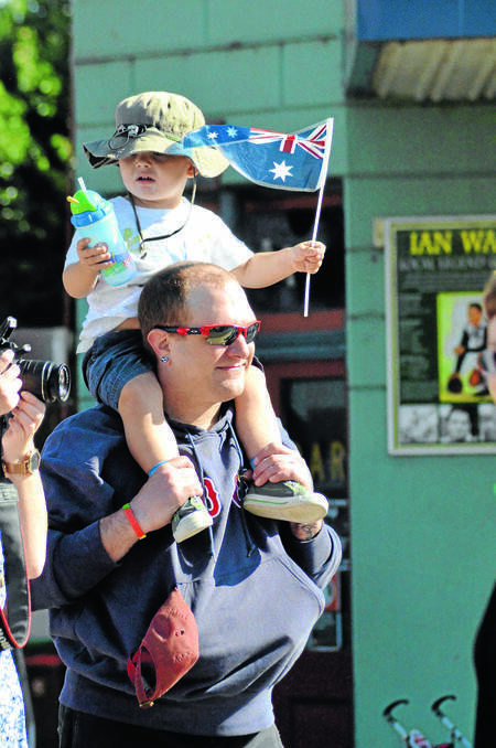 Anzac Day march in Forbes. Photo: FORBES ADVOCATE