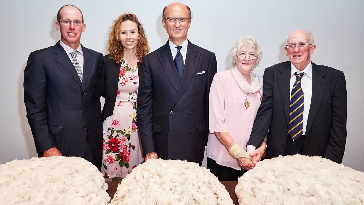 Andrew and Penny Hundy with Paolo Zegna, Jill and Ed Hundy. Photo: Supplied. ..