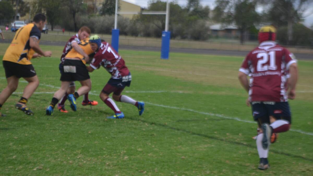 The Rhinos won 27-26. The Wellington side played courageously.
Trangie beat Geurie 26-7, Yeoval bt Coonabarabran 10 nil.