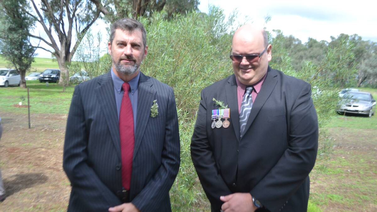Wellington mayor Rod Buhr and councillor Marcus Hanney