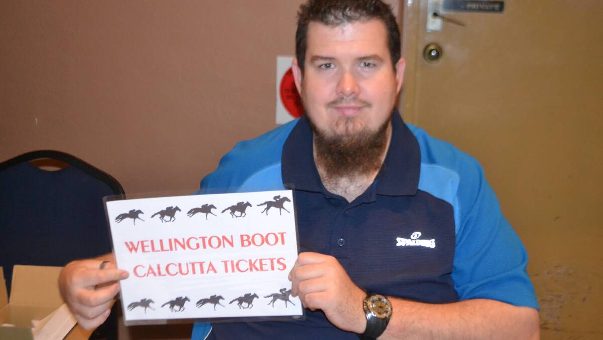 Duncan Chapman is selling tickets for Saturday night's Boot calcutta