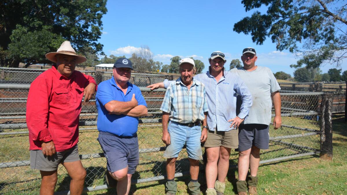 The guys at the Macquarie Stud preparing for a big Boot weekend. Greg Henman third from the right retiring after more than 40 years there.