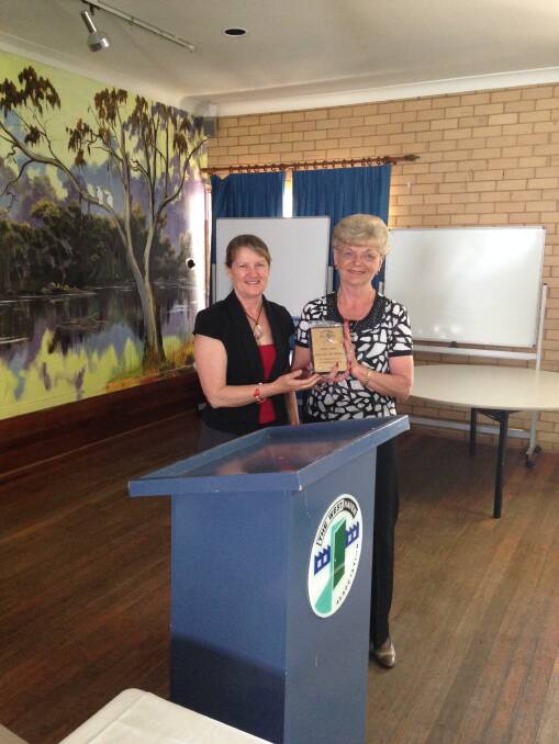 Senior vice president Westhaven Anna Russell with Cr Anne Jones