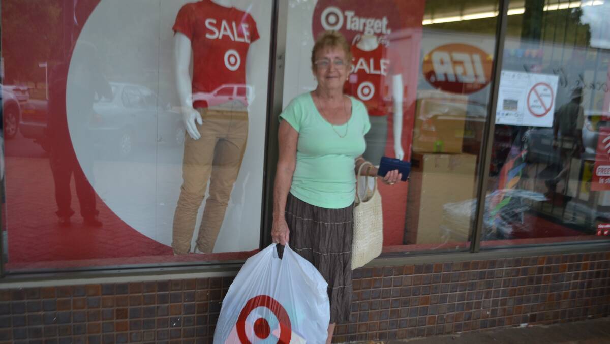 Beryl Cooper is upset about Target leaving town
