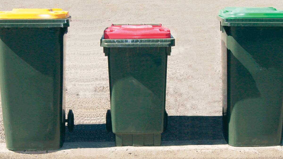 Dubbo will most likely have three bins introduced in 2018. Photo: FILE