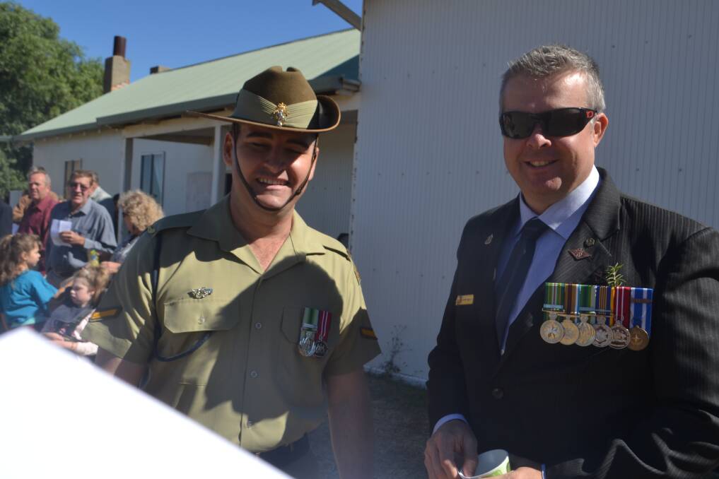 Corporal Chris Chown and Clint Grose at Gollan