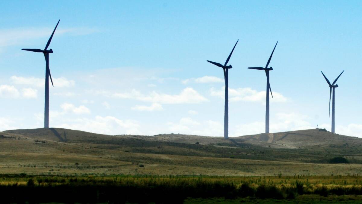 There could be impending trouble at a NSW Planning Assessment Commission public meeting later this month in Wellington over the Bodangora windfarm. File photo.