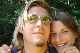 Tobias (Suckfuell) Moran with his former girlfriend, Simone Strobel, who died in Lismore in 2005. Picture supplied