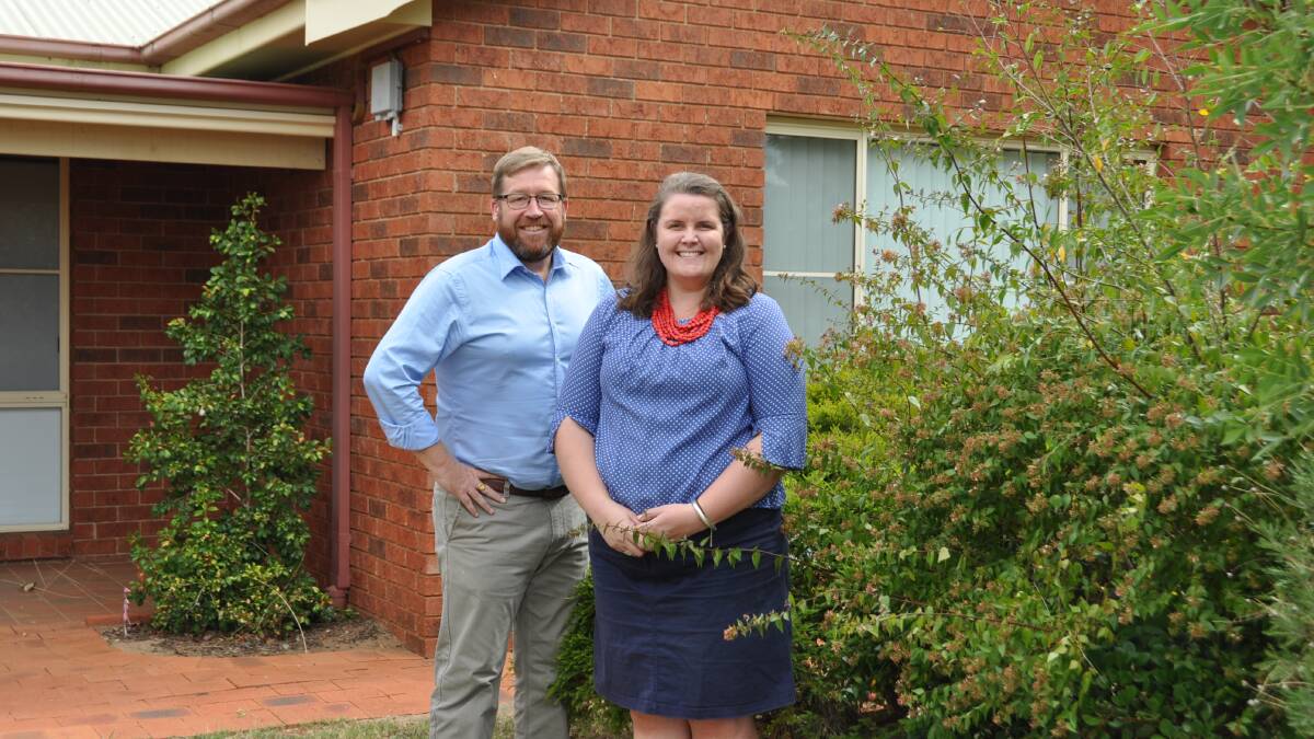 Happy Birthday: Lovely birthday on Sunday, followed by a full week of activity. Member for Dubbo Troy Grant and local first home buyer Lauren Amor.