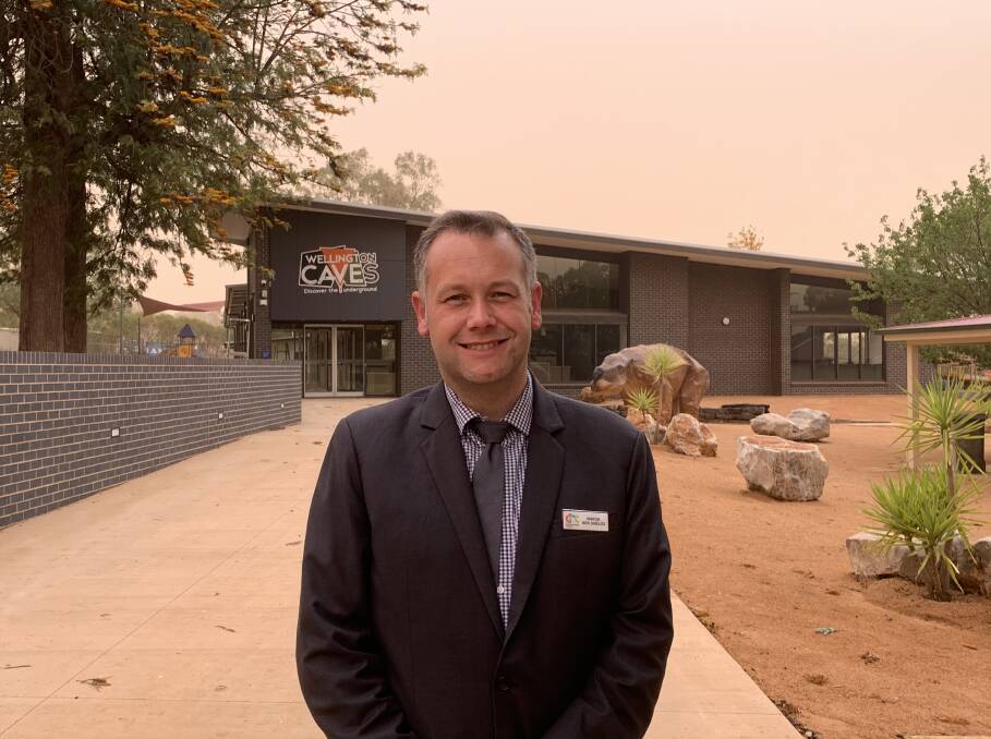 Many Wonders: Mayor of the Dubbo Region Ben Shields at the Wellington Caves Visitor Experience Centre.