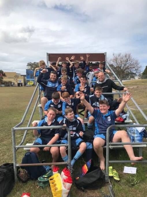 Congratulations: The Boys Rugby Team competed at the PSSA State Carnival recently. The boys just went down to Kingscliff 19-10. 