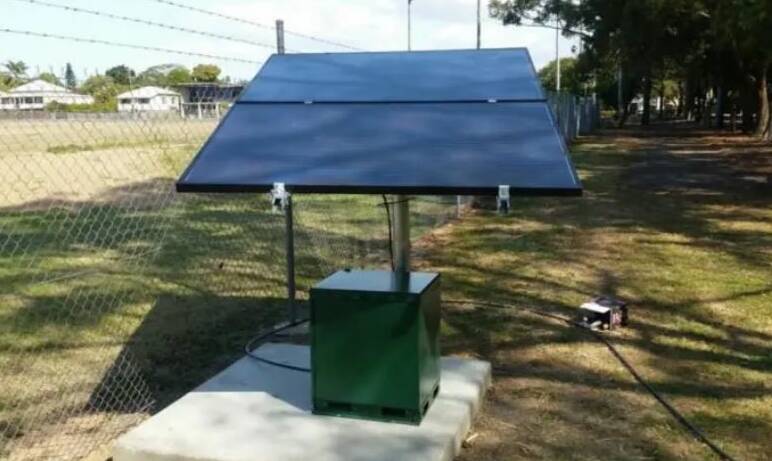 SOLUTION?: An example of solar-powered aerator that the NSW government is planning to deploy. Photo: SOLAIR GROUP