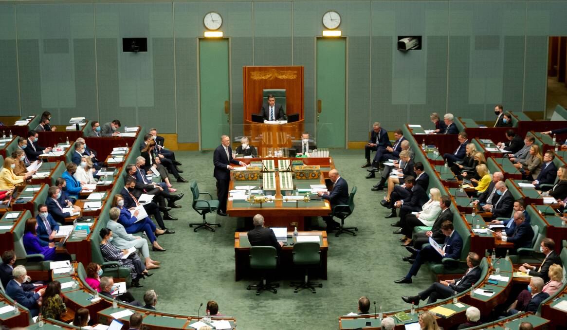 MPs sit for the first question time since Labor's election to government. Picture: Elesa Kurtz
