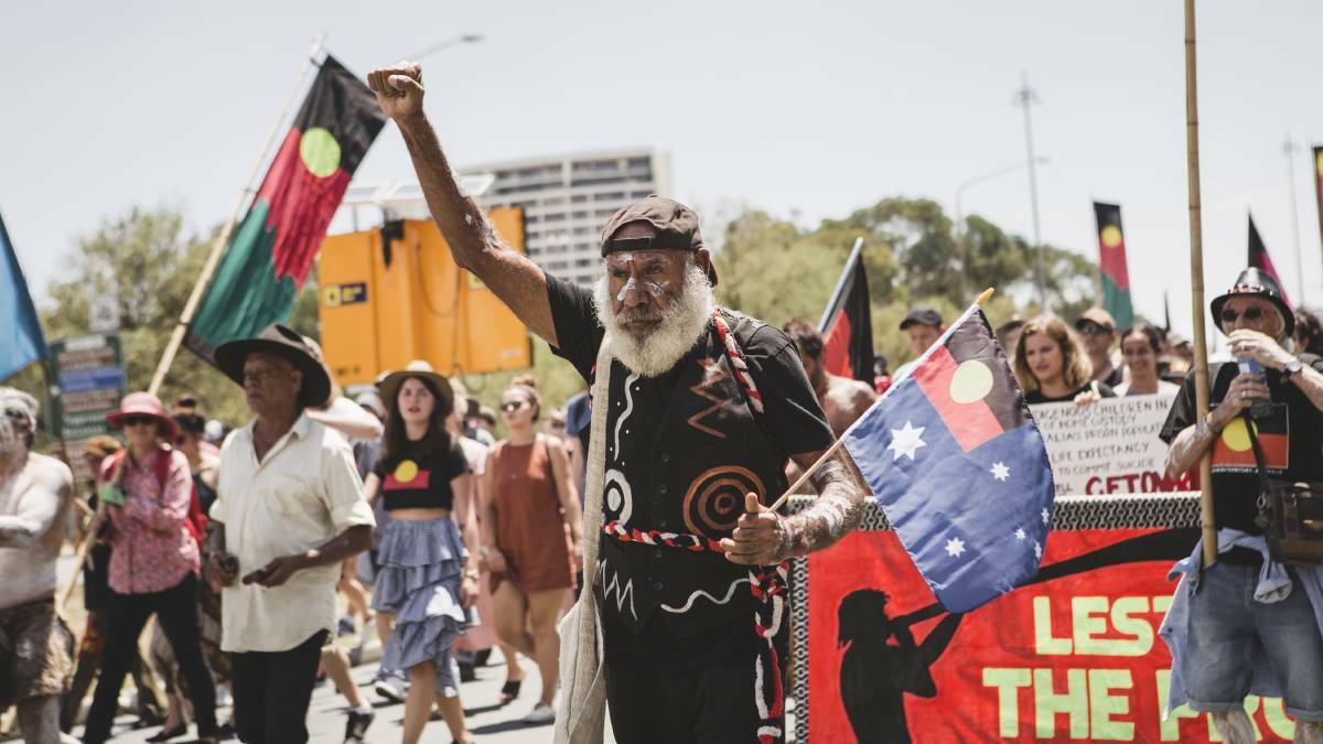 January 26 is referred to as Invasion Day by a large number of Australians. Picture: Jamila Toderas