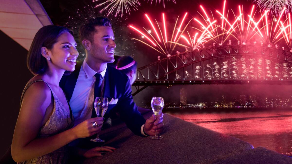 The Sydney Opera House … the choice spot on New Year’s Eve. 