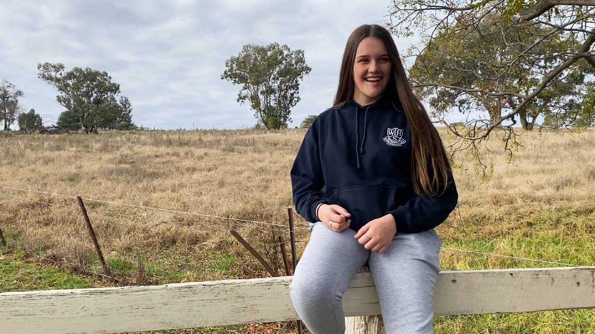 WINNER: Wellington High School, Mackenzie Humphries, has won the NASCA NAIDOC Award for Collaboration in 2021. Photo: CONTRIBUTED