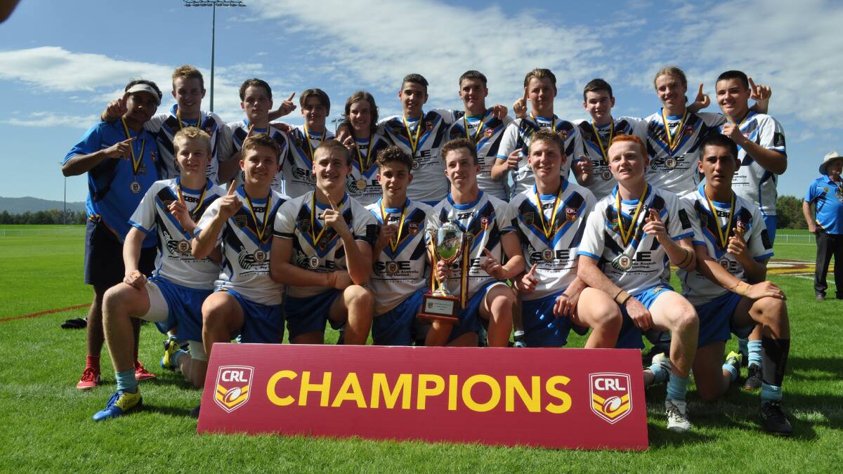 CHAMPIONS: The Northern Rivers claimed the 2019 Andrew Johns Cup. Photo: NICK McGRATH