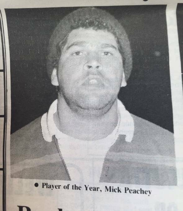 DOMINANT: Mick Peachey was one of Group 11's best players for a number of years. 