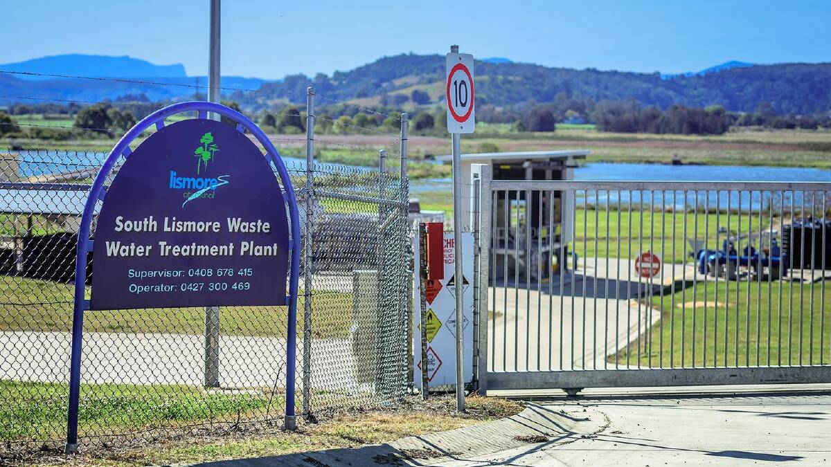 The sewage treatment plants at South Lismore and East Lismore are not fully operational and have been severely affected by the record floodwaters.