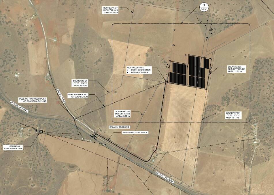 The proposed site outside Geurie. Picture: ITP Renewables