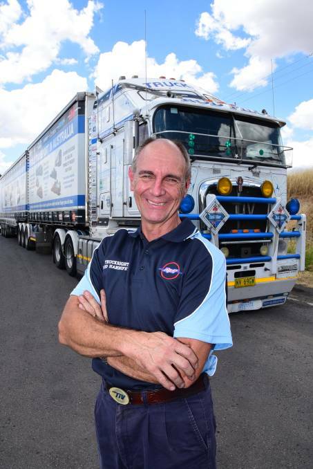 Dubbo truck driver and road safety advocate Rod Hannifey. Picture: Belinda Soole