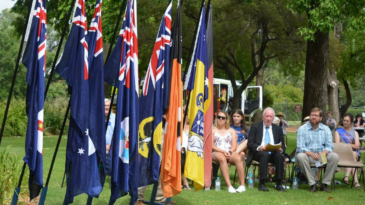 Australia Day ceremony in Wellington, January 2017.